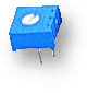 Trimmer, Potentiometer, 100 Ohm 1Turn Thru Hole; Trimpot Type Bourns - 13F015 - Newark, An Avnet Company