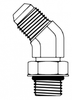 JIC to O-Ring Elbow 45° -- 6802-04-04 - Image