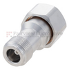 Low PIM 4.3-10 Male (Plug) to N Female (Jack) Adapter, Tri-Metal Plated Brass Body, High Temp, 1.25 VSWR - FMAD1174 - Fairview Microwave Inc.