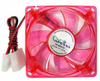 Apevia 120mm 4pin UV Red LED Case Fan - 110128 - Xoxide