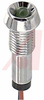 Indicator,Pnl-Mnt;LED, Panel Front Mount, T-1, Green, 5 VDC, 6 Inch Wire Leads - 70015596 - Allied Electronics, Inc.