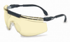 Uvex FitLogic Safety Glasses > FRAME - Black/silver > LENS - Amber, Ultra-dura > UOM - Each - S0402 - State Safety & Compliance
