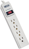 Protect It! 4-Outlet Home Computer Surge Protector Strip, 4-ft Cord, 450 Joules -- TLP404