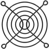 80mm Wire Form Fan Guard, Black E.D. Finish - 08132-02 - Qualtek Electronics Corp.