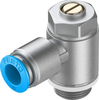 One-way flow control valve - GRLA-3/8-QS-10-D - Festo Corporation