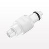 PMC Series Coupling Insert, Shutoff Acetal In-Line Hose Barb - PMCD2201 - Qosina Corp.