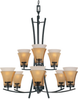 83189-ORB Mid. Chandeliers-Glass Up - 617024 - Capital Lighting, Inc.