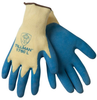 Tillman 1760 Yellow/Blue Large Rubber Full Fingered Work & General Purpose Gloves - Latex Palm & Fingers Coating - Rough Finish - 9 in Length - 608134-17600 - 608134-17600 - R. S. Hughes Company, Inc.