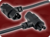 PIGGYBACK IEC-60320-C6/C5 to NEMA 5-15R QUICK RELEASE HOME // Power Cords // Specialty Power Cords // Piggyback Power Cords -- 0583.008 - Image