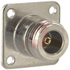 connector,rf coaxial,n commercial panelrecept,4-hole flange,solder cup terminal - 70142959 - Allied Electronics, Inc.