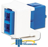 Panduit® Netkey LC Duplex Singlemode Adapter Module.. -- NKDLCMZ - Image