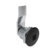 Quarter-Turn Cam Latch, 8 mm Square Recess, 18mm  Grip, Sealed, Zinc Alloy, Powder Coat, Black - E5-2-085-061 - Southco