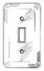 Standard Wall Plate -- 54001 - Image