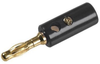 Banana Plug, Gold Plated, Black; Gender Multicomp Pro - 86T1700 - Newark, An Avnet Company
