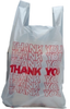 HDPE White T-Shirt Bags - 50014 - U.S. Plastic Corporation