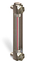 Standard Steel Liquid Level Gage, 5” Centerline, Front Mount 1/2