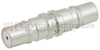 Snap-On QMA Female (Jack) to QMA Female (Jack) Snap-On Adapter, Tri-Metal Plated Brass Body, 1.08 VSWR -- FMAD1052 - Image