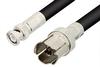GR874 Sexless to BNC Male Cable 36 Inch Length Using RG214 Coax - PE3145-36 - Pasternack