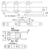 Part # 27957, WHX-132 CHAIN - A2 ATTACHMENT - U.S. Tsubaki Power Transmission, LLC