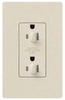 Duplex/Single Receptacle - SCR-20-DDTR-LS - Lutron Electronics Co., Inc.
