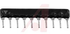 Resistor, Ntwrk;10 K Ohms;Bussed;Epoxy Coated Alumina;SIP;0.20W;+/-2%;10Pin;-55d - 70201807 - Allied Electronics, Inc.