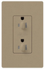 Duplex/Single Receptacle - SCR-15-DDTR-MS - Lutron Electronics Co., Inc.