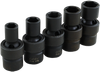 5 Pieces 6 Point SAE Impact Universal Joint Socket Set - 25805 - Gray Tools Canada Inc.