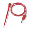 XL1 Mini-Hook to Stacking Banana Plug, 18 AWG PVC Test Lead - 601XL1 - E-Z-HOOK, a division of Tektest, Inc.
