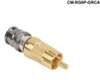 CONNECTEC RCA RG6 Plenum (Gold) - CM-RG6P-GRCA - Visual Sound, Inc.