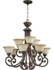 8049-9-53 Mid. Chandeliers-Glass Up - 705760 - Capital Lighting, Inc.