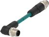 Sensor Cord, 4P M12 Plug-R/a Plug, 5M; Connector Type A Te Connectivity - 57AJ9019 - Newark, An Avnet Company