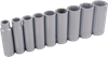 9 Pieces 12 Point Deep SAE Socket Set - 25309 - Gray Tools Canada Inc.