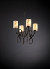 FAL-8910-10-DBRZ Mid. Chandeliers-Pillar Candle - 497882 - Capital Lighting, Inc.