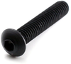 #10-24 x 1" Button Head Socket Cap Screw, Alloy, Plain -- BG8BSC01001024P - Image