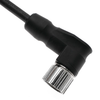 MCV, M23, Cordset, 12 Pole, Female Right Angle, 10M, 4A, PUR, Black - MCVP-12FP-10M-R - Mencom Corporation