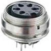connector,circular din,female chassis socket,rear mount,pcb term,4 contact,ip40 - 70151568 - Allied Electronics, Inc.