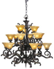 1130MB Large Chandeliers-Glass Shade - 715085 - Capital Lighting, Inc.