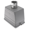 Standard, Rectangular Hood, size 104.62, 2 Pegs, Top 1.0-NPT cable entry - CHVT-48.6L - Mencom Corporation