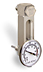 Aluminum Liquid Level Gage with Dial Thermometer, 3” Centerline, Front Mount 1/2”-20 - B3540-20300BA1W - Oil-Rite Corp.