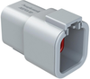 Automotive Housing, Rcpt, 6Pos, 25A, Gry; Product Range Amphenol Sine/tuchel - 75AH8390 - Newark, An Avnet Company