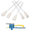 Ideal Split-Tip Fiber Optic Swabs - 45-360 - TelephoneStuff.com