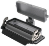 Standard, Rectangular Base, Bulkhead mount, size 104.27, Single Latch & cover - CHI-24LS - Mencom Corporation