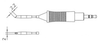 Weller Gull Wing Tip 0054461099 - Gull Wing Tip - 1.654 in Tip Length - 0.047 in Tip Width - 0.079 in Thick - 037103-22236 - R. S. Hughes Company, Inc.