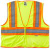 Ergodyne Glowear 8230Z High-Visibility Lime Small/Medium Polyester Mesh High-Visibility & Reflective Vest - 1 Pockets - Fits 36 to 44 in Chest - 720476-21323 - 720476-21323 - R. S. Hughes Company, Inc.