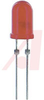 LED; Red;15mcd;5mmDia.;T-1-3/4;20mA;2V;640nm;+/-30deg;GaAsP on GaAs;15V - 70061521 - Allied Electronics, Inc.