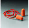 3M 1110 Orange Universal Polyurethane Foam Disposable Corded Cone Ear Plugs Ear Plug - 051138-29009 -- 051138-29009 - Image