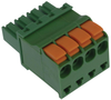 Terminal Block, Plug, 4 Position, 30-14Awg; Pitch Spacing Te Connectivity - 83T4128 - Newark, An Avnet Company