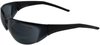 Bouton Optical Tranzmission 250-71-00 Universal Polycarbonate Standard Safety Glasses Gray Lens - Black Frame - Wrap Around Frame - 616314-98611 - 616314-98611 - R. S. Hughes Company, Inc.