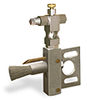 (Formerly B1009-2X02), Horizontal Valve Brush with Drip Tube, 5/8” Round Stainless Steel, 1/8” Female NPT Inlet - B1009-SR2BHW - Oil-Rite Corp.