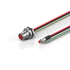 ZK7206-BM00-0xxx | B17, ECP cable, PUR, 3 G 1.5 mm² + (1 x 4 x AWG22), drag-chain suitable, key 1 (24 V DC) -  - Beckhoff Automation LLC